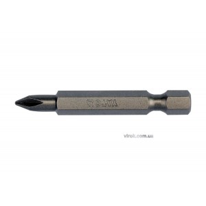 Насадка викруткова YATO : "Philips" PH1 x 50 мм. HEX 1/4". 10 (Уп/Шт.) [20/100]