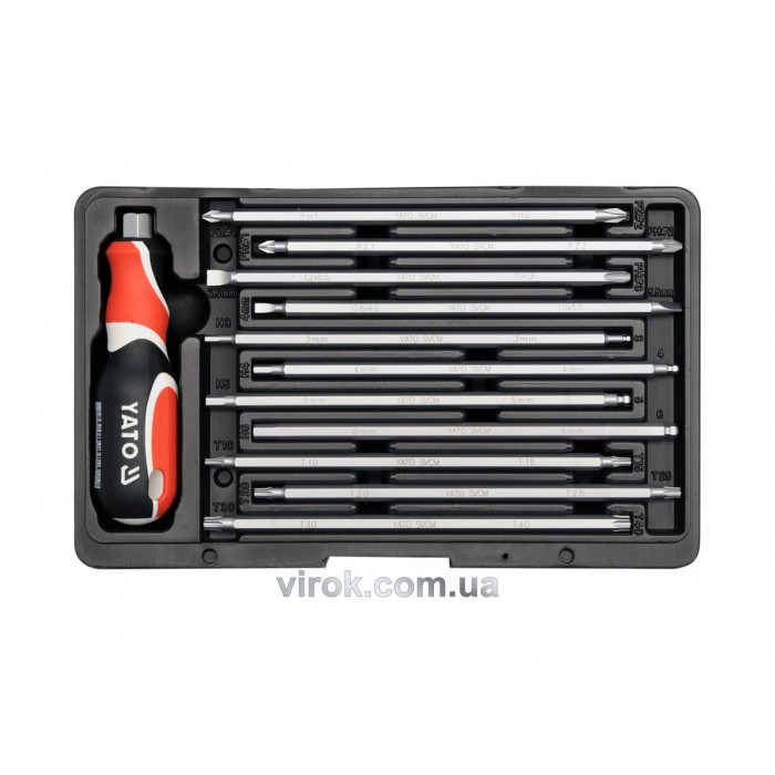 Викрутки прецизійні YATO, кпл. 12 шт [6/12]