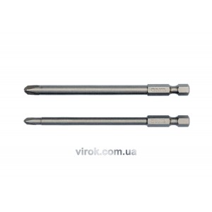 Набір насадок викруткових YATO : "TRI-WING" #2-#4, HEX 1/4", L= 100 мм. 2 шт. [25/100]