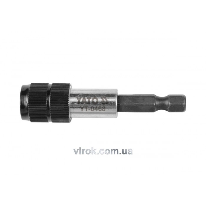 Тримач насадок викруткових YATO : 1/4", L= 60 мм [20/200]