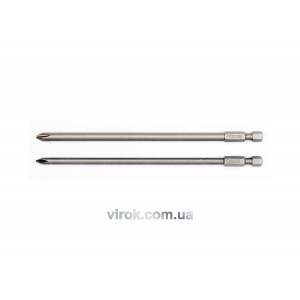 Насадка викруткова YATO : "Philips" PH1,PH2 x 150 мм, HEX 1/4". Набір 2 шт. [25/100]