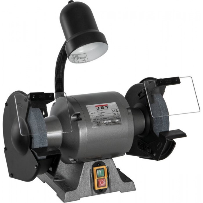 Точильний верстат JET JBG-150 : 230В, 0,44(0,26)кВт, диски Ø= 150/12,7х 20 мм, зернист.- 36G і 60G