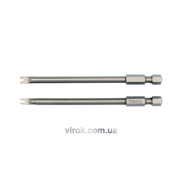 Набір насадок викруткових YATO : SPANNER #4-#8, HEX 1/4", L= 100 мм. 2 шт. [25/100]