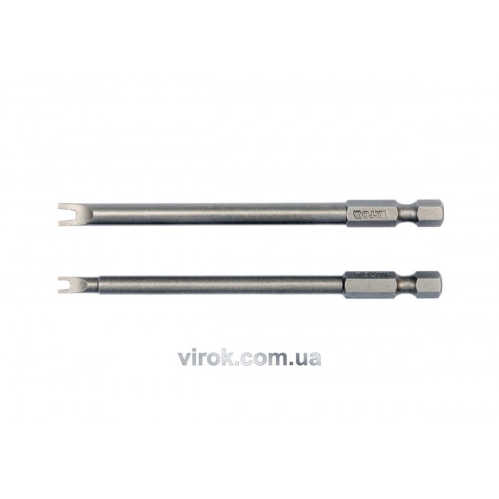 Набір насадок викруткових YATO : SPANNER #6-#10, HEX 1/4", L= 100 мм. 2 шт. [25/100]