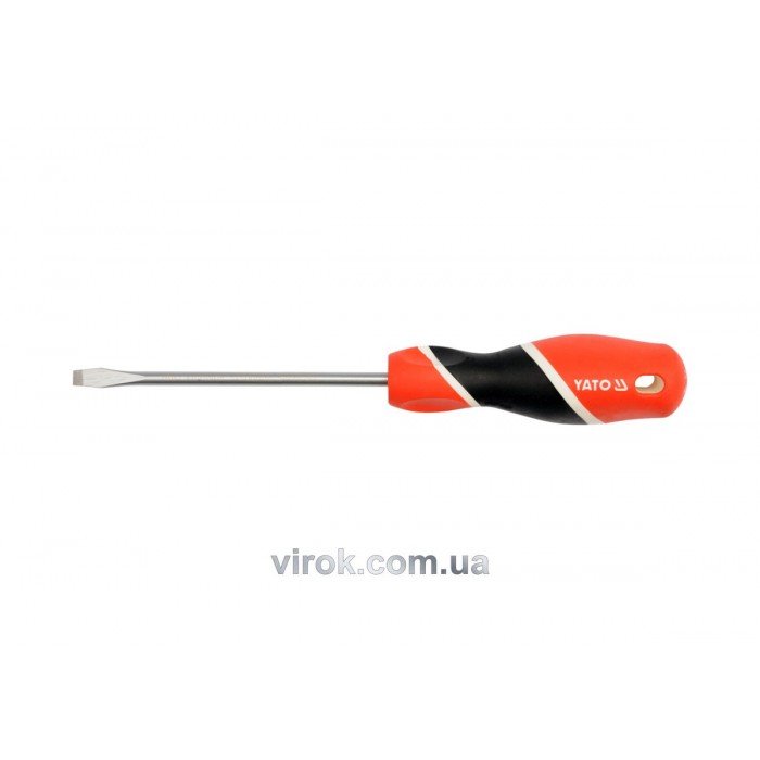 Викрутка плоска YATO : шліц SL5 х 150 мм [12/60/240]