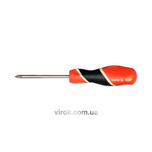 Викрутка хрестова YATO : "Philips" PH1 х 150 мм [12/60/240]