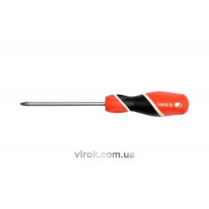 Викрутка хрестова YATO : "Pozidriv" PZ1 х 100 мм [12/60/240]