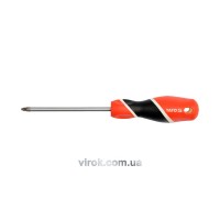 Викрутка хрестова YATO : "Pozidriv" PZ2 х 100 мм [12/36/144]