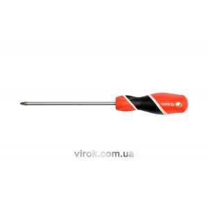 Викрутка хрестова YATO : "Pozidriv" PZ2 х 150 мм [12/36/144]