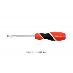 Викрутка плоска ударна YATO : шліц SL8 x 150 мм [6/24/72]