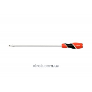 Викрутка плоска ударна YATO : шліц SL8 x 250 мм [6/24/72]