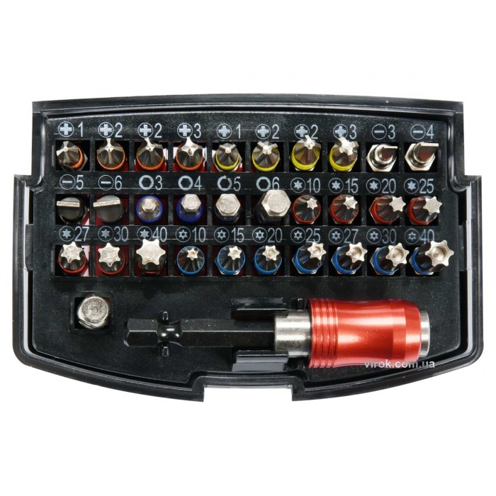 Набір насадок викруткових YATO з тримачем : 1/4", 32 шт. [20]