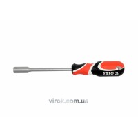 Викрутка торцева YATO з магнітним наконечником : М= 8 мм, L= 242 мм,CrV [6/120]