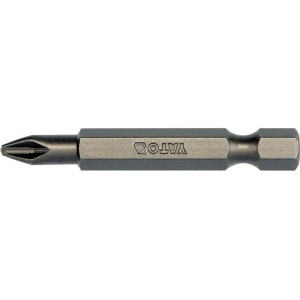 Насадка викруткова з NON SLIP SYSTEM хрестовидним шліцом YATO: PН2 x 50 мм. шпиндель HEX 1/4". 10 шт