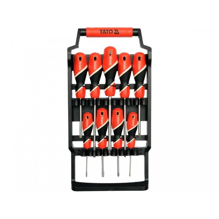 Набір викруток плоских і хрестових YATO : SL, PH, 9 шт. [6/12]