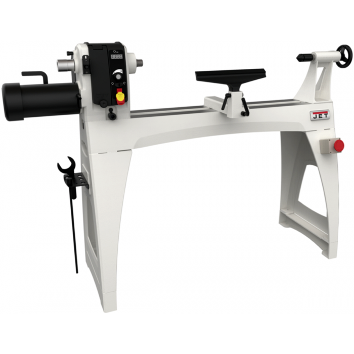 Токарний верстат по дереву JET JWL-1840EVS: 230 В, 2.4(1.51)кВт. рег оберт. станин./опор Ø=470/362мм