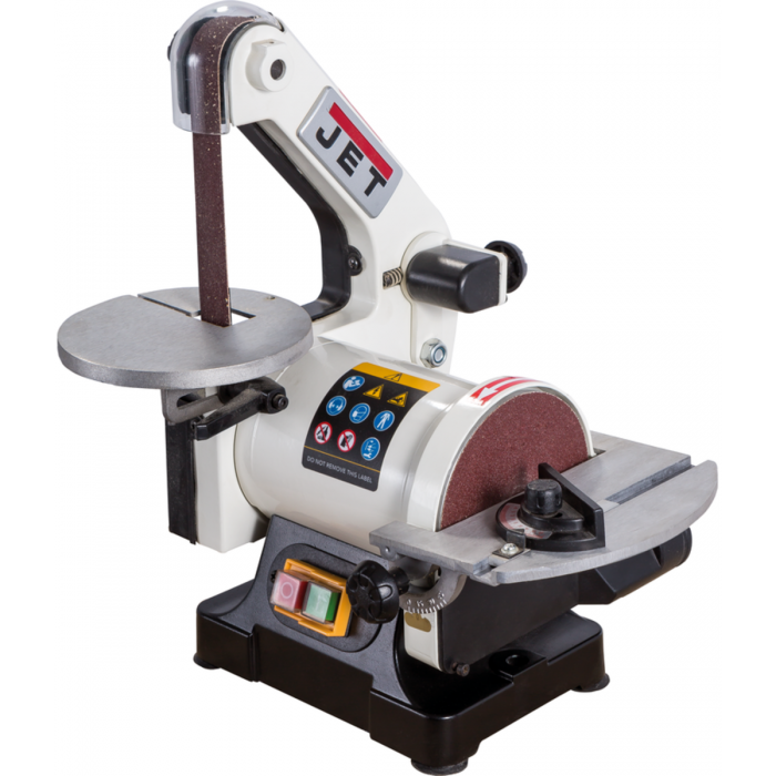 Шліфувальний тарілко-стрічковий верстат JET JDBS-5-M: 230В 0,25(0,16)кВт. Ø=125. стрічка 25,4х767 мм