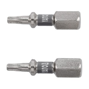 Насадка викруткова YATO TORX T10 х 25мм. HEX 1/4", покрита нікелем, 2шт.[10]