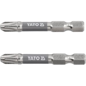 Насадка викруткова YATO PH3 х 50мм. HEX 1/4", покрита нікелем, 2шт.[10]