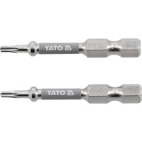 Насадка викруткова YATO TORX T8 х 50 мм. HEX 1/4", покрита нікелем, 2 шт.[10]