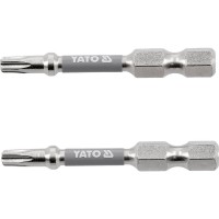 Насадка викруткова YATO TORX T20 х 50 мм. HEX 1/4", покрита нікелем, 2 шт.[10]