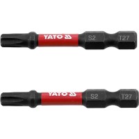 Насадка викруткова ударна YATO TORX T27 х 50 мм. HEX 1/4", 2 шт.[10]