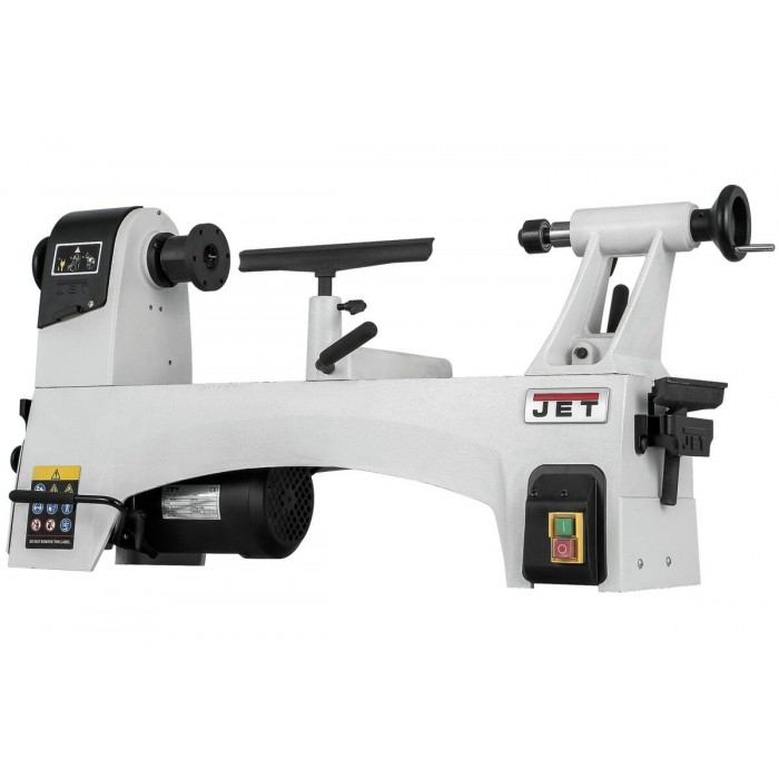 Токарний верстат по дереву JET JWL-1221 : 230В, 0,73(0,56)кВт. Ø=318/240 мм. конус MK2. 6 шв.