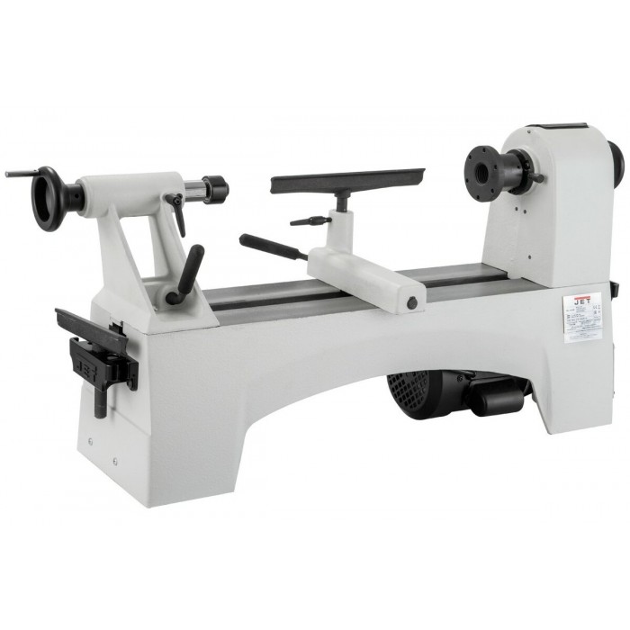 Токарний верстат по дереву JET JWL-1221 : 230В, 0,73(0,56)кВт. Ø=318/240 мм. конус MK2. 6 шв.