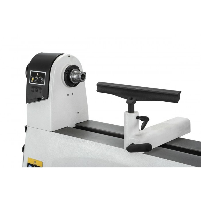Токарний верстат по дереву JET JWL-1221 : 230В, 0,73(0,56)кВт. Ø=318/240 мм. конус MK2. 6 шв.