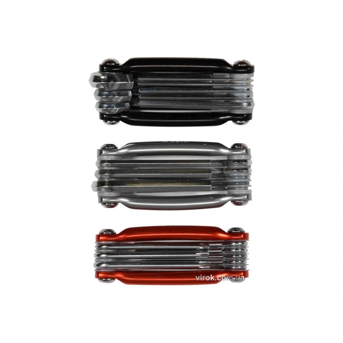 Набір ключів шестигранних YATO : HEX H1.5-H8, TORX T6-T25, 24 шт [10/40]