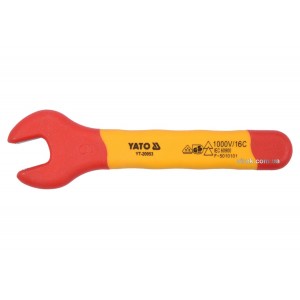 Ключ ріжковий YATO : М9 мм, ізольований корпус VDE до 1000V(DW)