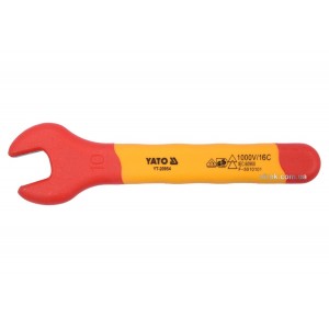 Ключ ріжковий YATO : М10 мм, ізольований корпус VDE до 1000V [6/108]