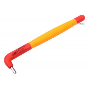 Ключ шестигранний YATO : тип "Г", М3 мм, L= 130 мм, B= 25 мм, ізольований корпус VDE до 1000V(DW)