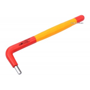 Ключ шестигранний YATO : тип "Г", М5 мм, L= 160 мм, B= 45 мм, ізольований корпус VDE до 1000V (DW)