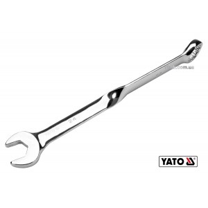 Ключ ріжково-накидний, кручений 90° YATO : М= 24 x 329 мм, Cr-V(DW)