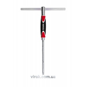 Вороток до торцевих головок YATO : тип "T", з квадратом- 3/8", L=310 мм [10/10/40]