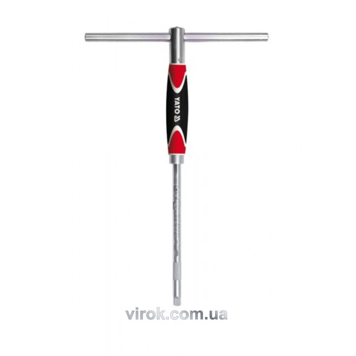 Вороток до торцевих головок YATO : тип "T", з квадратом- 3/8", L=310 мм [10/10/40]