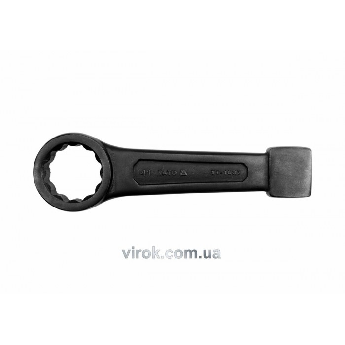 Ключ накидний ударний YATO : М= 24 мм, L= 160 мм, CrV [5/25]