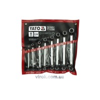 Ключі гнуто - накидні YATO : CrV, М= 6х7-20х22 мм, Набір 8шт. [6]