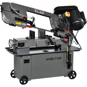 Стрічкопильний верстат по металу JET HVBS-712K: 230V,0,95/0,55кВт,пол. 2362х20 мм,зона обр-110-175мм