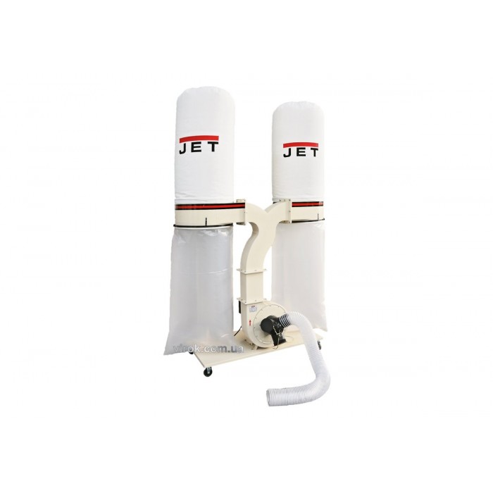 Витяжна устатковина JET DC-2300 : 230 В, 2.2 (1.7) кВт; продукт.- 2300м³/год, пор.збір. V=200л х 2