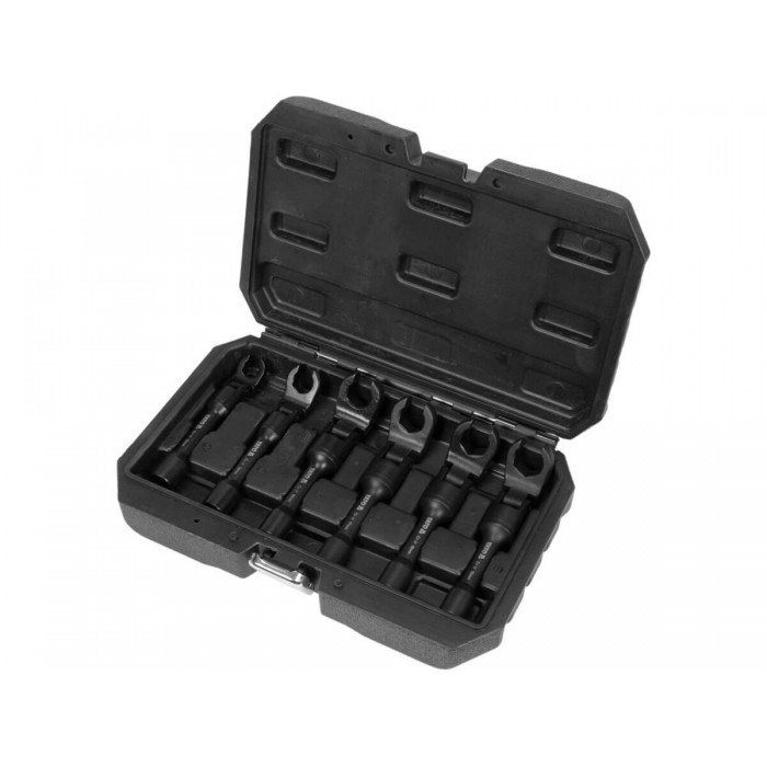 Ключі накидні відкриті на шарнірі до квадр. 3/8" YATO,  М 12, 14, 16, 17, 18,  мм, 6 шт. [10]