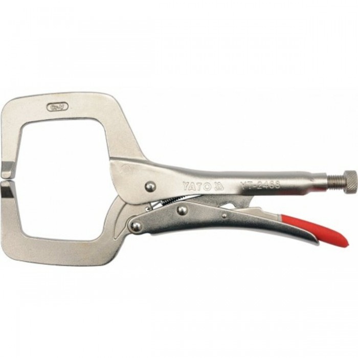 Кліщі затискні тип "С" YATO глибокого захвату, l=280мм, роб. діапазон 0-80 mm [6/24]