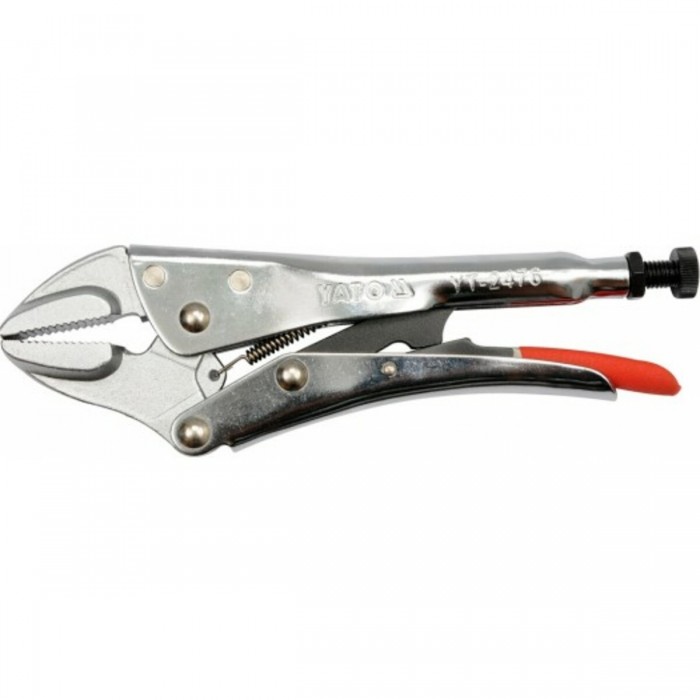 Кліщі затискні YATO : l= 250 мм, Ra= 0-42 мм Cr-Mo [6/24]