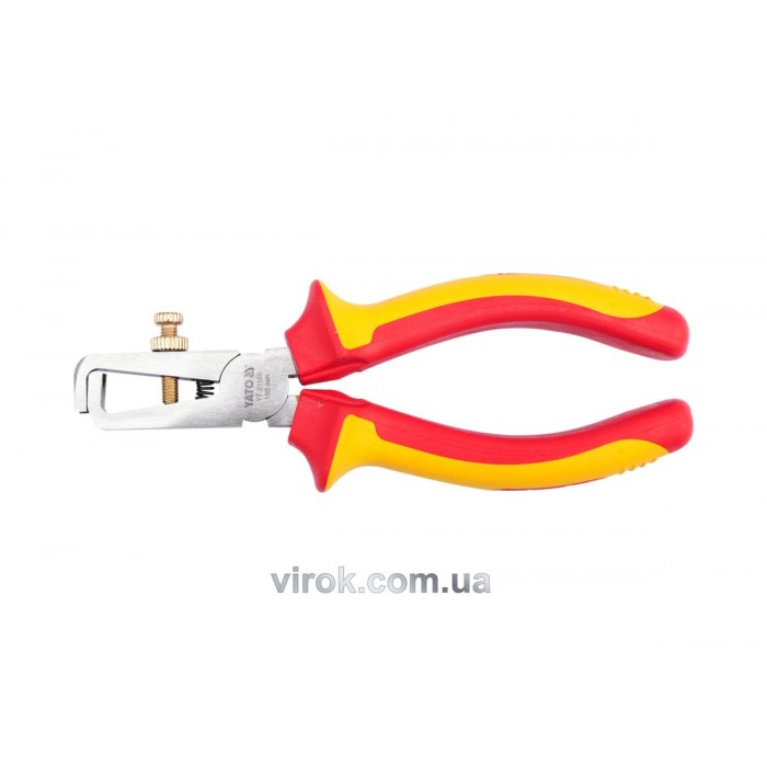 Щипці для зняття ізоляції YATO : L= 160 мм, до 1000V [6/36]