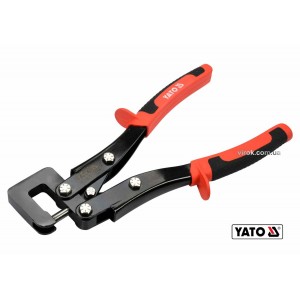 Кліщі для з'єднання металевих профілів t≤ 0.8 мм YATO : L= 280 мм [6/24/432]