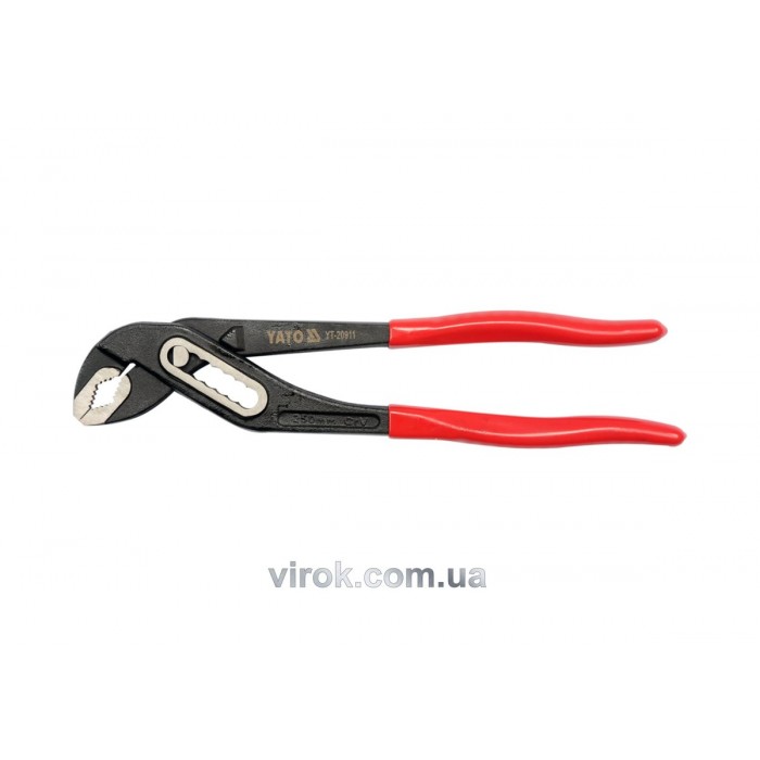 Кліщі переставні YATO : ізольовані ручи, L= 250 мм [6/36]