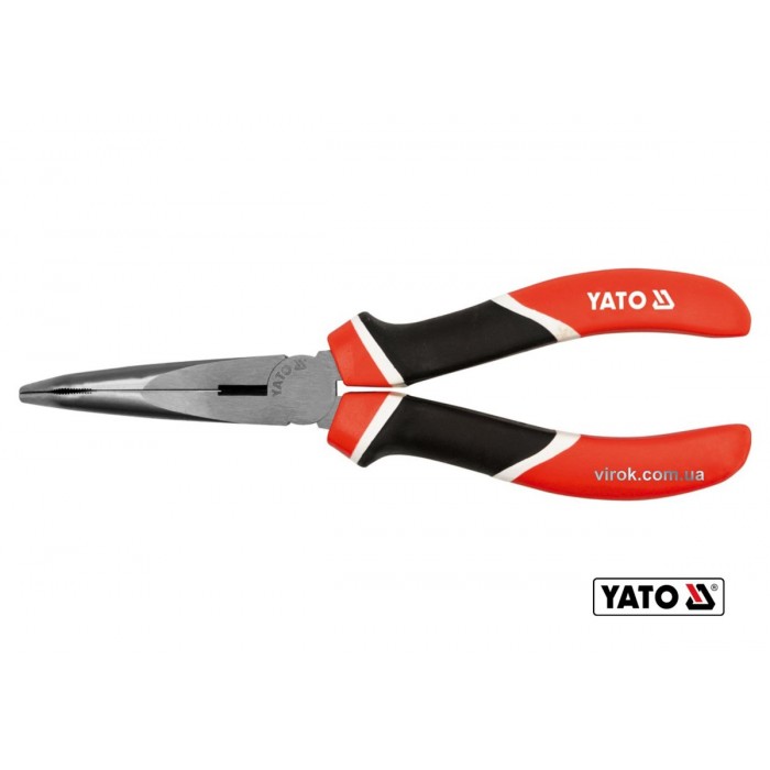 Довгогубці вигнуті YATO l=160мм CrV 55 [6/60]