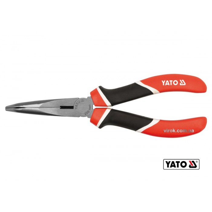 Довгогубці вигнуті YATO, l=200мм CrV [6/60]