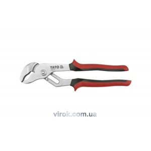 Кліщі переставні YATO : нікельовані, L= 250 мм [6/36]